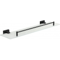 Mexen Arno hanging glass shelf, black - 7020737-70