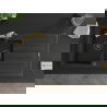 Mexen Andres 1.5-compartment granite sink with a drip tray and kitchen mixer tap Duero, Black - 6515-77-671600-50-B
