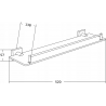 Mexen Rufo hanging glass shelf, Gold - 7050937-50