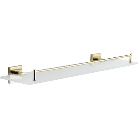 Mexen Rufo hanging glass shelf, Gold - 7050937-50