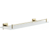 Mexen Rufo hanging glass shelf, Gold - 7050937-50