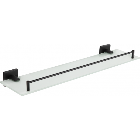 Mexen Rufo hanging glass shelf, Black - 7050937-70