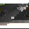 Mexen Kevin 1-compartment granite sink with a drip tray and kitchen mixer tap Duero, Black/Silver metallic - 6517-73-671600-70-B