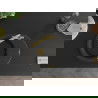 Mexen Kevin 1-compartment granite sink with a drip tray and kitchen mixer tap Duero, Black/Gold metallic - 6517-75-671600-50