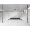 Mexen Kioto freestanding shower wall 120 x 200 cm, ombre blue 8 mm, chrome - 800-120-002-01-46