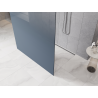 Mexen Kioto freestanding shower wall 150 x 200 cm, blue ombre 8 mm, chrome - 800-150-002-01-46