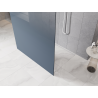 Mexen Kioto freestanding shower screen 100 x 200 cm, blue ombre 8 mm, white - 800-100-002-20-46