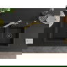 Mexen Tomas 2-compartment granite sink with a kitchen mixer tap Duero, Black/Gold metallic - 6516-75-671600-50-B