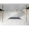 Mexen Kioto freestanding shower wall 150 x 200 cm, blue ombre 8 mm, gold - 800-150-002-50-46
