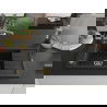 Mexen Elias 1-compartment granite sink with a drip tray and kitchen mixer tap Duero, Black/Silver metallic - 6511-73-671600-50