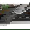 Mexen Elias 1-compartment granite sink with a drip tray and kitchen mixer tap Duero, Black/Gold metallic - 6511-75-671600-70