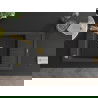 Mexen Elias 1-compartment granite sink with a drip tray and kitchen mixer tap Duero, spotted black - 6511-76-671600-50