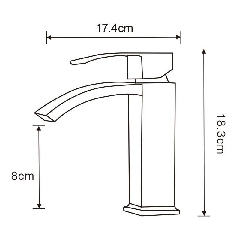 Mexen Libra bathroom faucet, gold - 745100-50