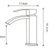 Mexen Libra sink faucet, chrome - 745100-00