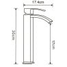 Mexen Libra DQ62 bathtub set, Chrome - 745113DQ62-00