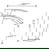 Mexen Libra R77 bathtub set, Chrome - 745103R77-00
