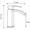 Mexen Libra R62 Gold Bathtub Set - 745103R62-50