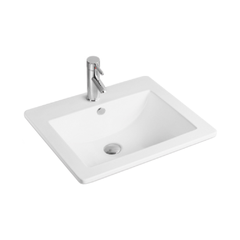 Mexen Lora drop-in sink 53 x 46 cm, white - 25365300