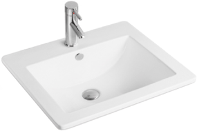 Mexen Lora drop-in sink 53 x 46 cm, white - 25365300