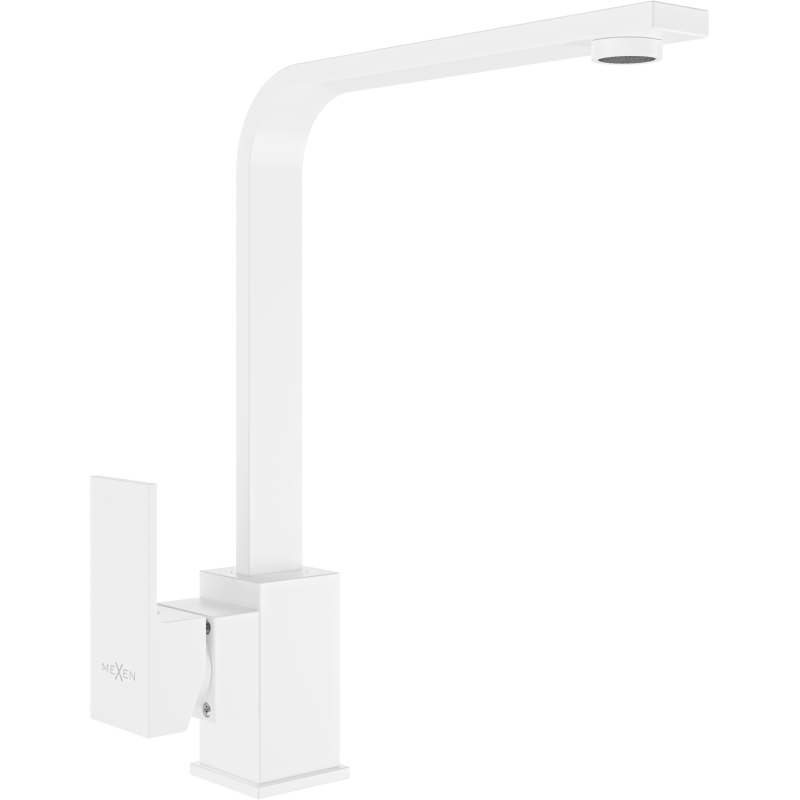 Mexen Rita kitchen mixer tap, White - 670300-20