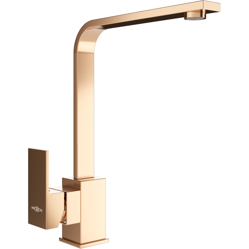 Mexen Rita kitchen mixer tap, Rose gold - 670300-60