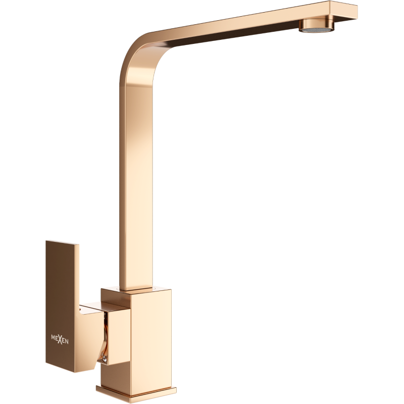 Mexen Rita kitchen tap, rose gold - 670300-60