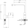 Mexen Rita kitchen mixer tap, Beige - 670300-69