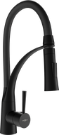 Mexen Aster Kitchen Faucet, Black - 73450-70