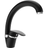 Mexen Rosa kitchen mixer tap, Black - 670800-70
