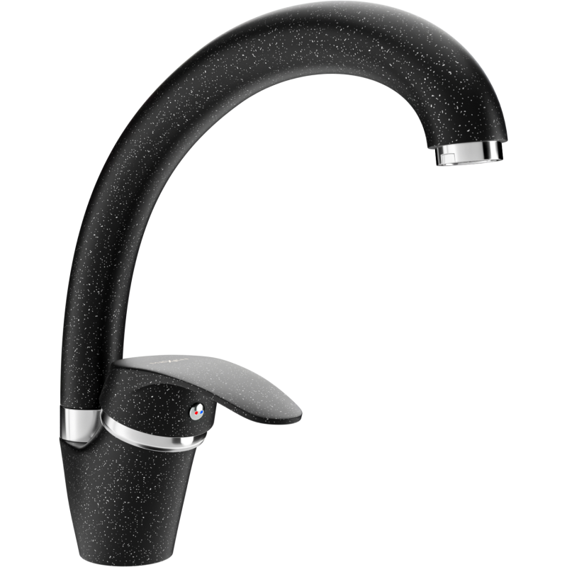 Mexen Rosa Kitchen Faucet, Black Speckled - 670800-76