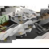 Mexen Mario 2-compartment granite sink with a kitchen mixer tap Duero, spotted black - 6504-76-671600-50