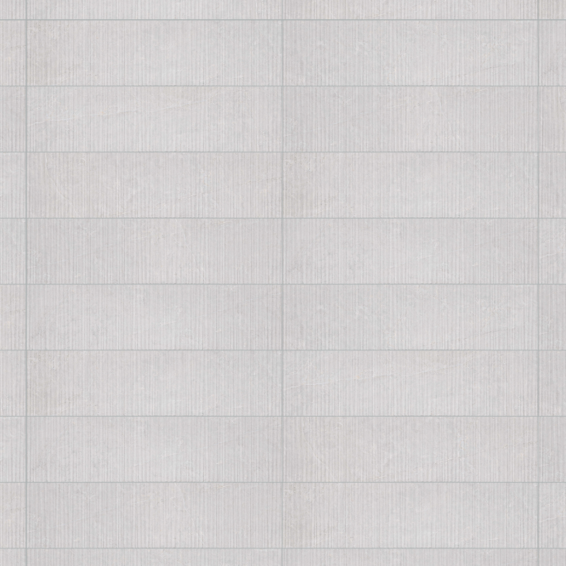 Mexen Flamingo Mayolica Gris glazed porcelain stoneware rectified. G1, wall tile 120 x 30 cm, carving - TL715-120-030-52