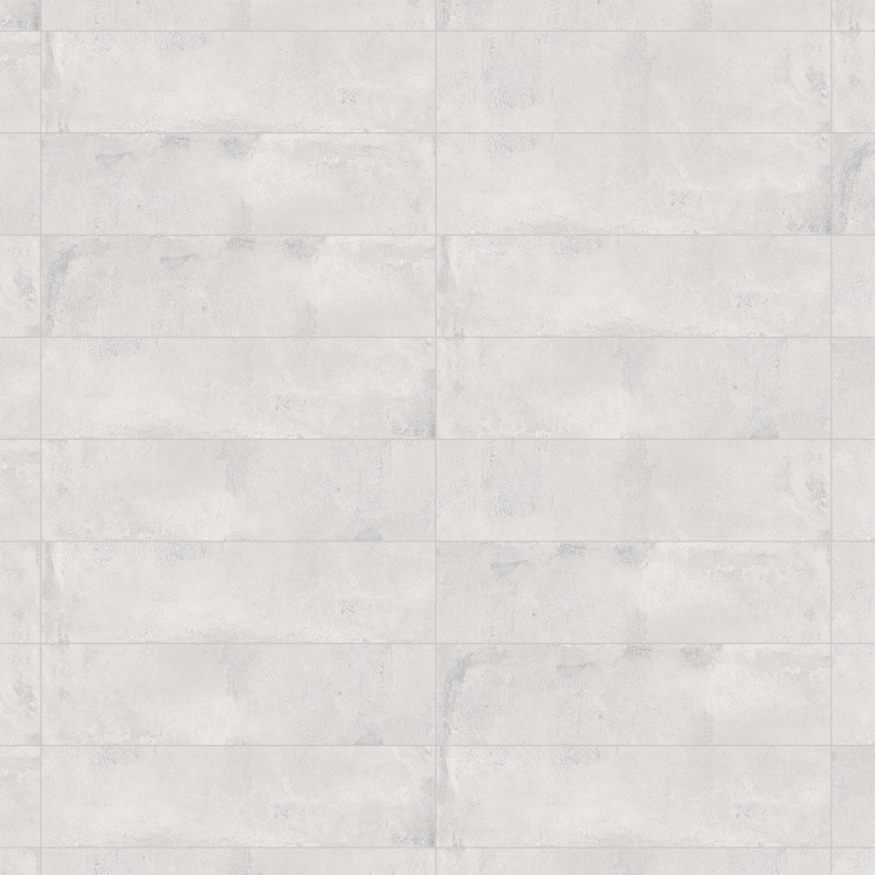 Mexen Lassa White Glazed Rectified Porcelain, Floor-Wall Tile 120 x 30 cm, Matte - TL705-120-030-02