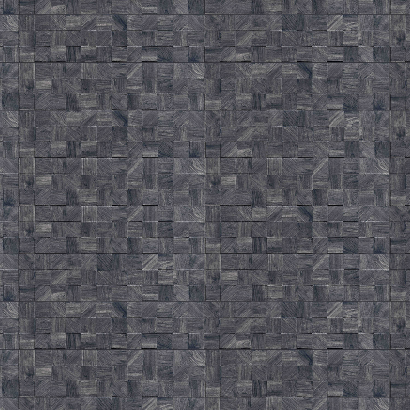 Mexen Riga Lyon Black Glazed Rectified Stoneware, Wood-like Wall Tile 120 x 30 cm, Matte - TL713-120-030-50