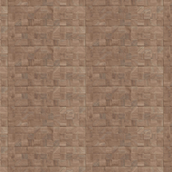 Mexen Riga Lyon Brown glazed stoneware rectified. G1, wall wood-like tile 120 x 30 cm, matte - TL713-120-030-51