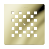 Mexen Stone+ shower tray grille, gold - 44910050