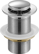 Mexen small round click-clack drain, chrome - 79915-00