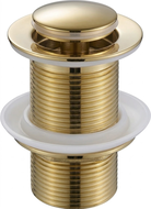 Mexen small round click-clack stopper, gold - 79915-50