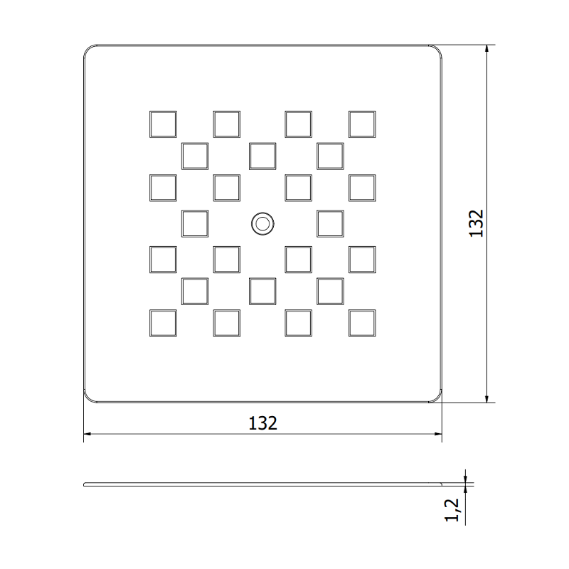 Mexen Stone+ shower tray enclosure, white - 44910020