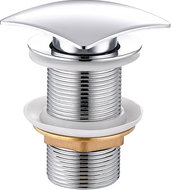 Mexen click-clack square stopper, chrome - 79916-00