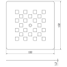 Mexen Stone+ shower tray cover, black - 44910070
