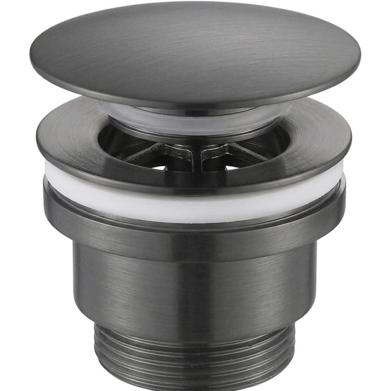 Mexen universal click-clack stopper, brushed gun gray - 79930-66