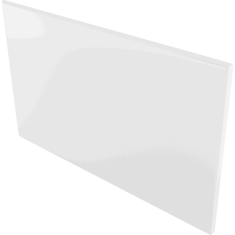 Mexen Uni 75 cm side panel for rectangular bath, white - 55099-075