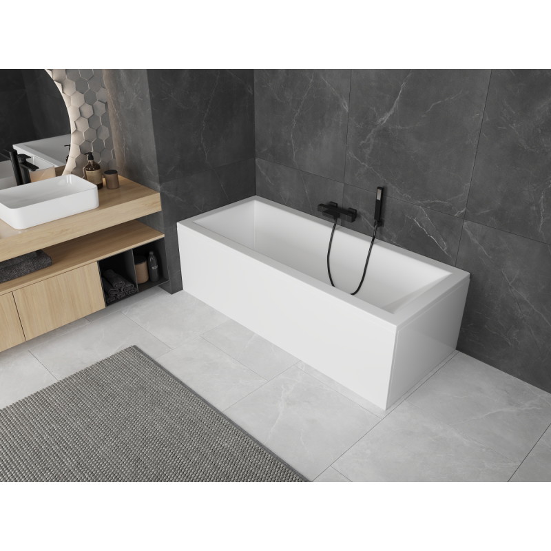 Mexen Uni 75 cm side panel for rectangular bathtub, white - 55099-075