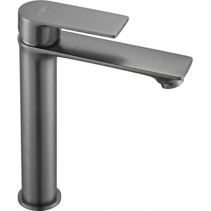 Mexen Royo high basin mixer, brushed gun gray - 72210-66