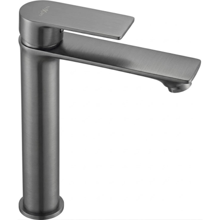 Mexen Royo high basin mixer, brushed gun gray - 72210-66
