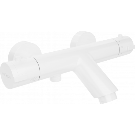 Mexen Kai thermostatic bathtub mixer tap, White - 77300-20
