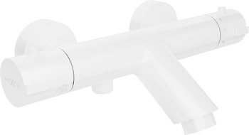Mexen Kai thermostatic bath mixer, white - 77300-20
