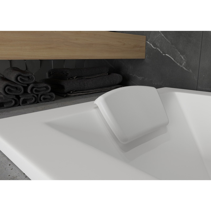 Mexen M08 bathtub headrest, white - 55008-00