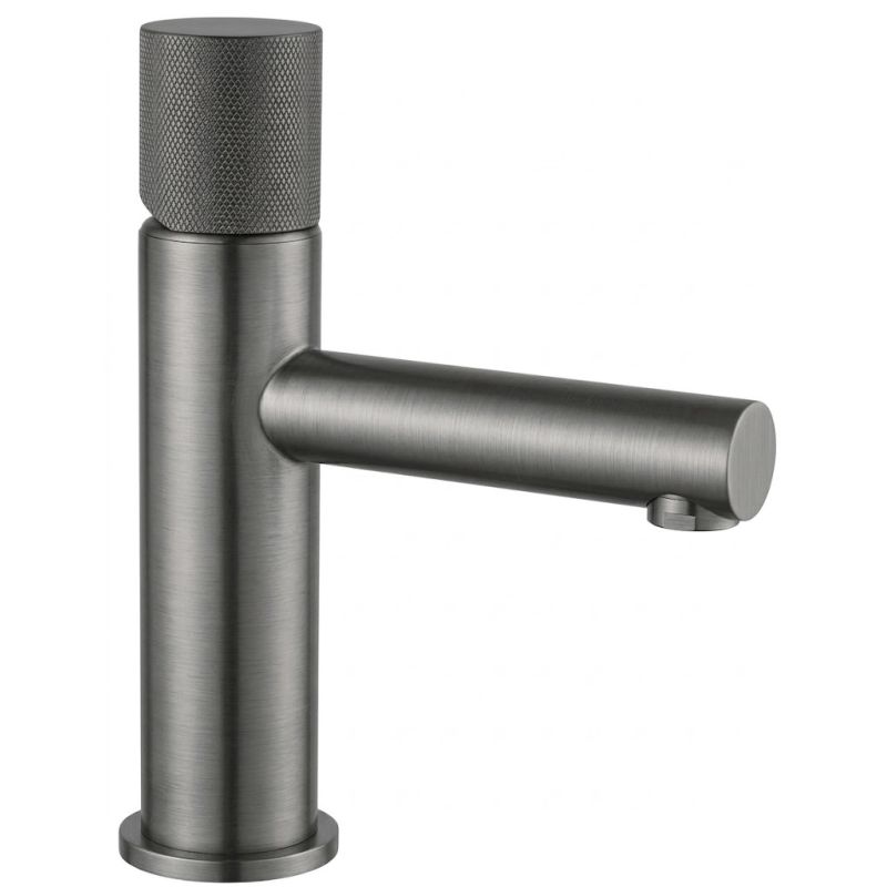 Mexen Elba One washbasin faucet, brushed gun gray - 74101-66